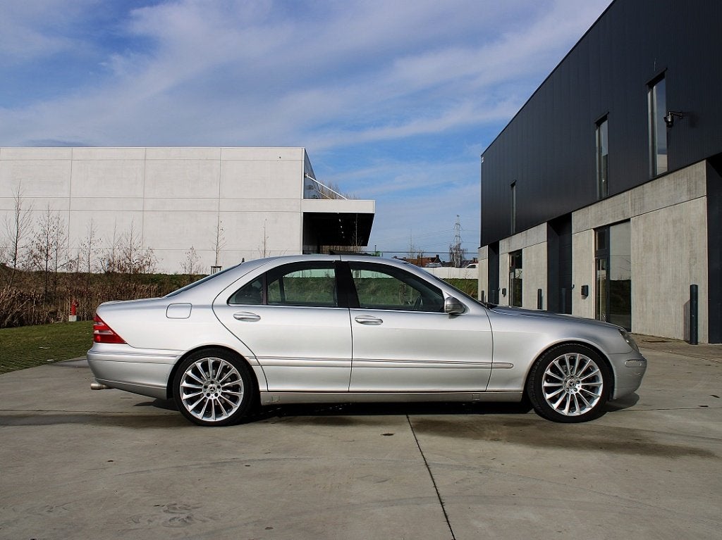 Mercedes-Benz S-Klasse S320 * Open dak * AMG 19" velgen, Auto's, Achterwielaandrijving, Zwart, Bedrijf, Euro 4