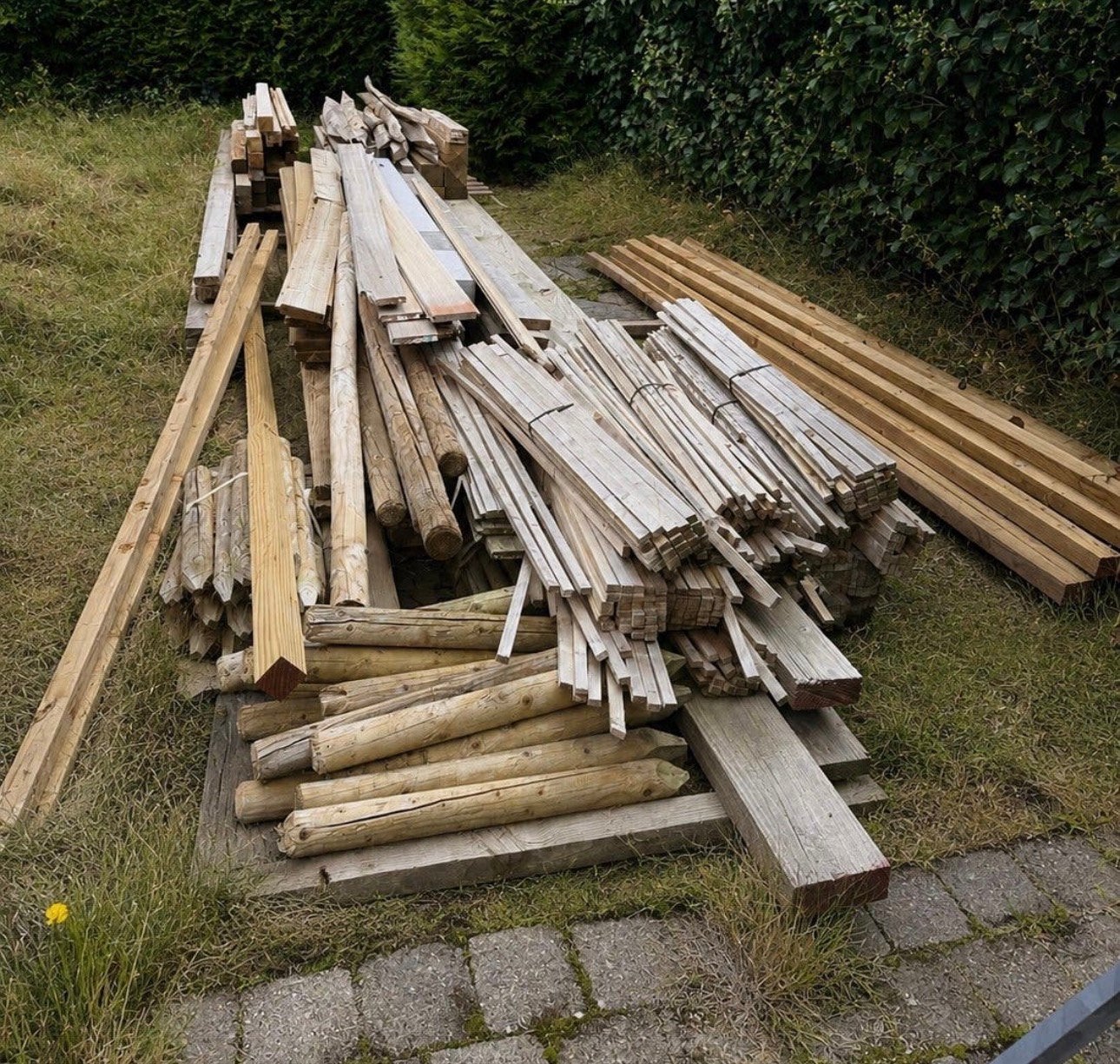 gros lot de bois en un seul lot, Bricolage & Construction, Planche, Pin, Comme neuf, Enlèvement