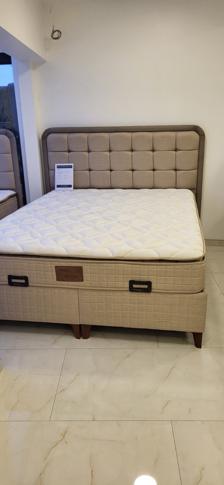 2 persoonsbed, Enlèvement, Beige