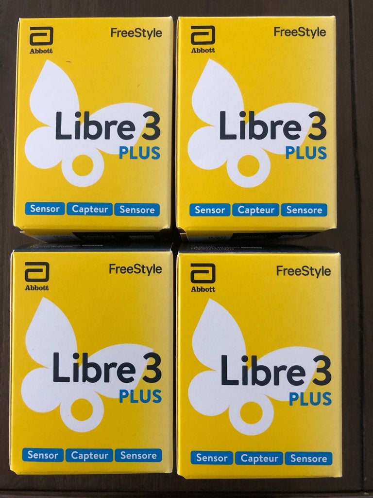 4 x FreeStyle Libre3 Plus Sensors Abbott neuf 28.02.2027, Envoi, Neuf