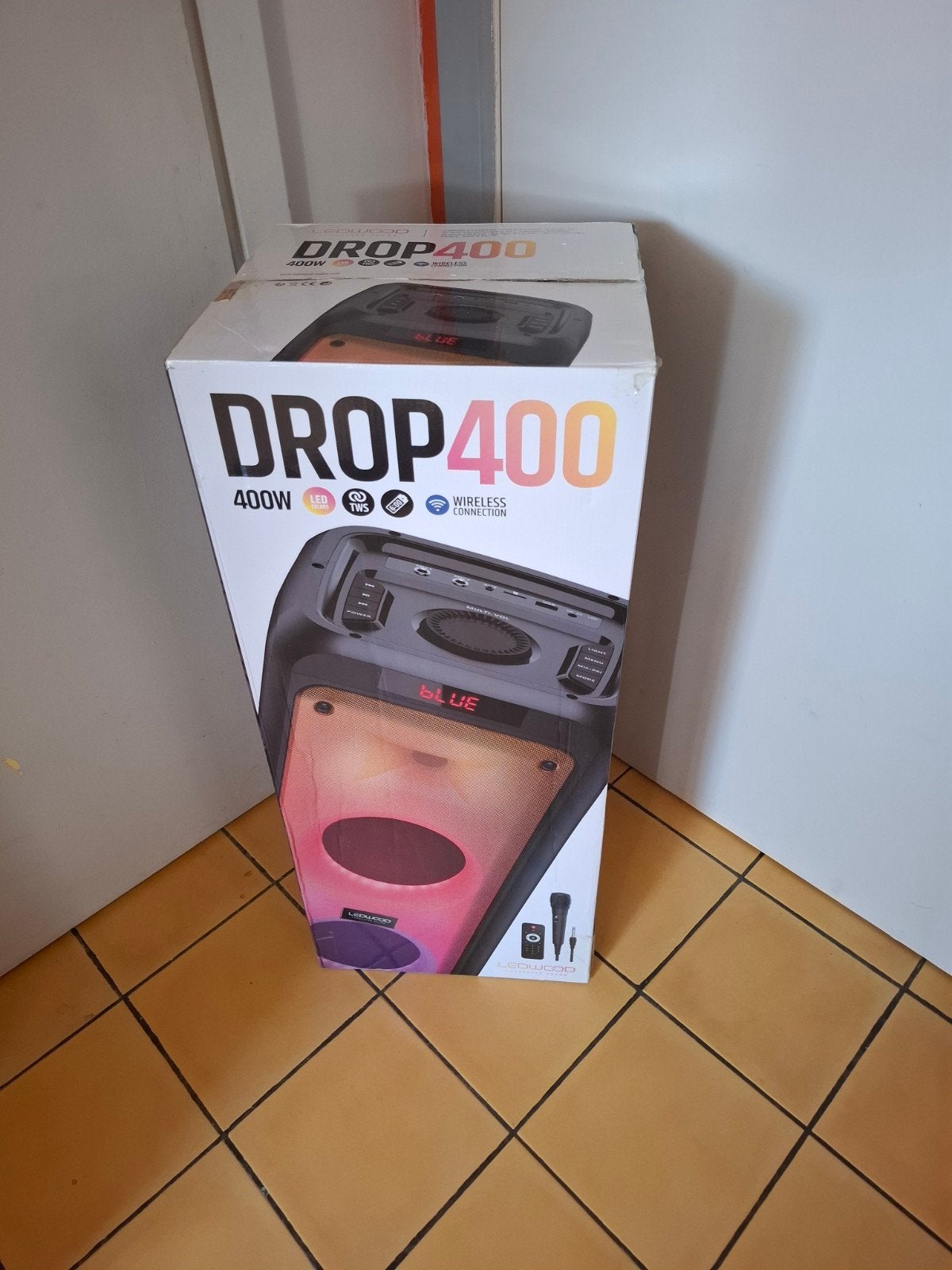 Ledwood Drop 400 Bluetooth-luidspreker - NIEUW VERZEGELD, Ophalen, Nieuw, Complete set