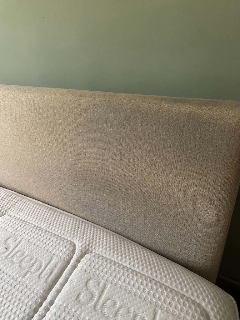 boxspring, Ophalen, Gebruikt, Beige, 160 cm