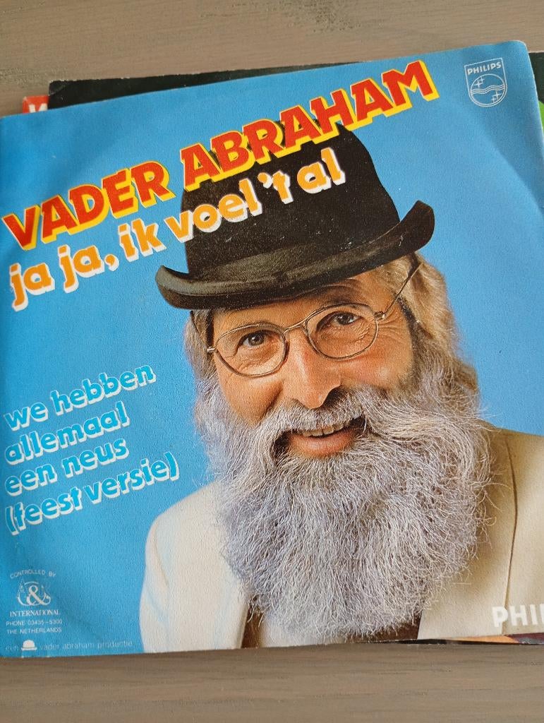 Vader Abraham - Ja ja ik voel het al, Gebruikt, 7 inch, Ophalen of Verzenden, Nederlandstalig