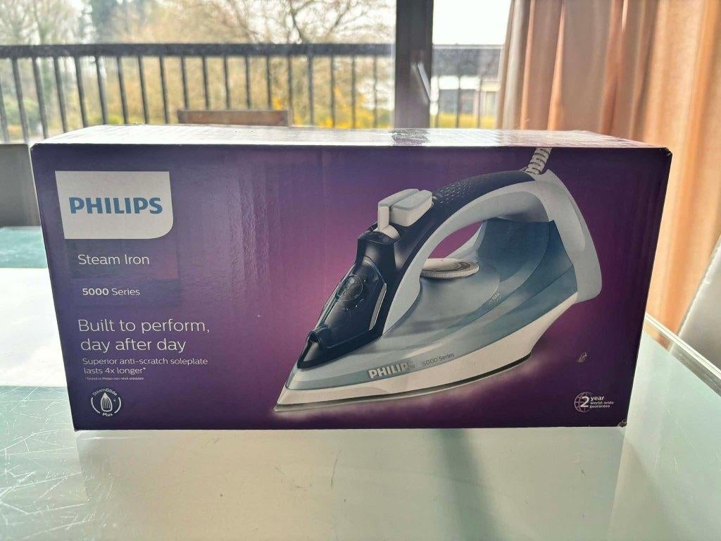 Philips stoomstrijkijzer 5000-serie, strijkijzer, Ophalen of Verzenden, Nieuw