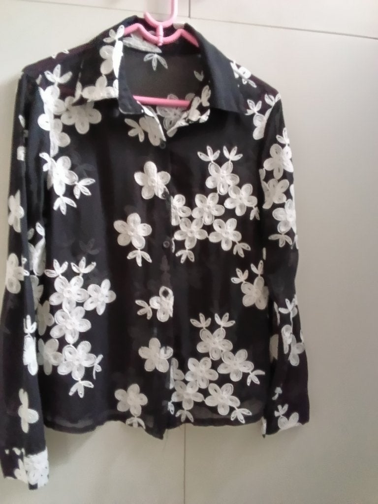 Blouse pour femme, Enlèvement ou Envoi, Comme neuf, Noir, Taille 42/44 (L)