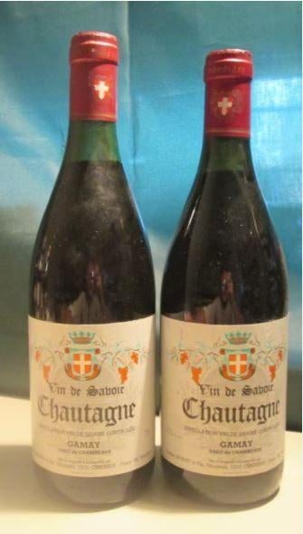 2x Vin de Savoie - Chautagne - Gamay, Enlèvement ou Envoi, Comme neuf, France, Pleine