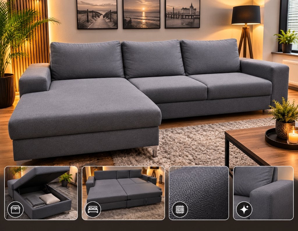 Hoekbank /Slaapbank €350 LEVERING GRATIS, Enlèvement, Utilisé, Banc d'angle