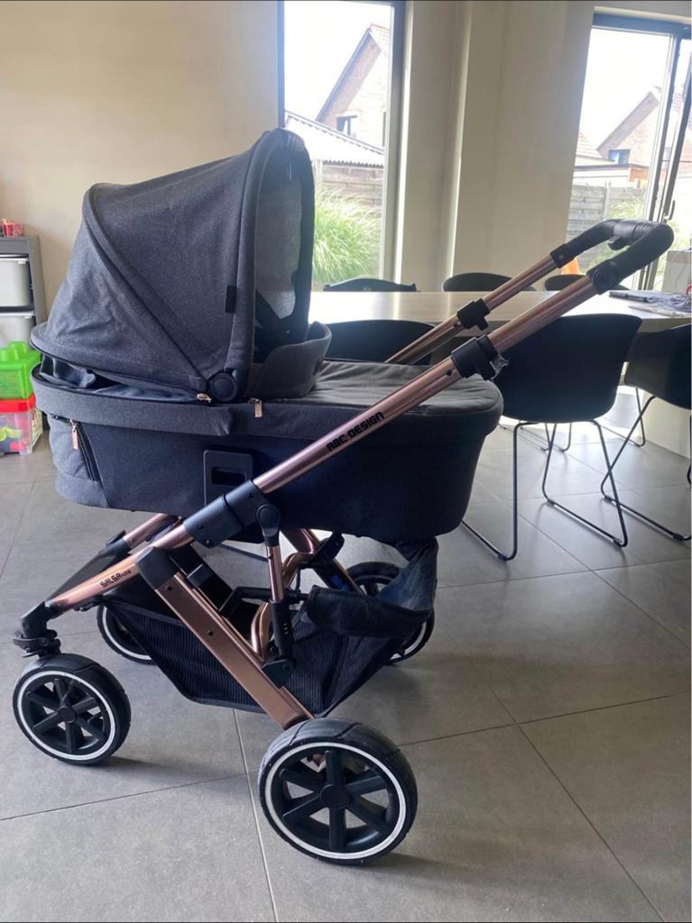Kinderwagen ABC design draag mand + vervolg stoel, Enfants & Bébés, Poussettes & Combinaisons, Comme neuf, Poussette combi, Autres marques