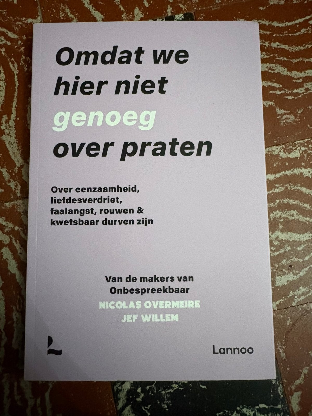 Nicolas Overmeire - Omdat we hier niet genoeg over praten, Ophalen, Nicolas Overmeire; Jef Willem; Onbespreekbaar
