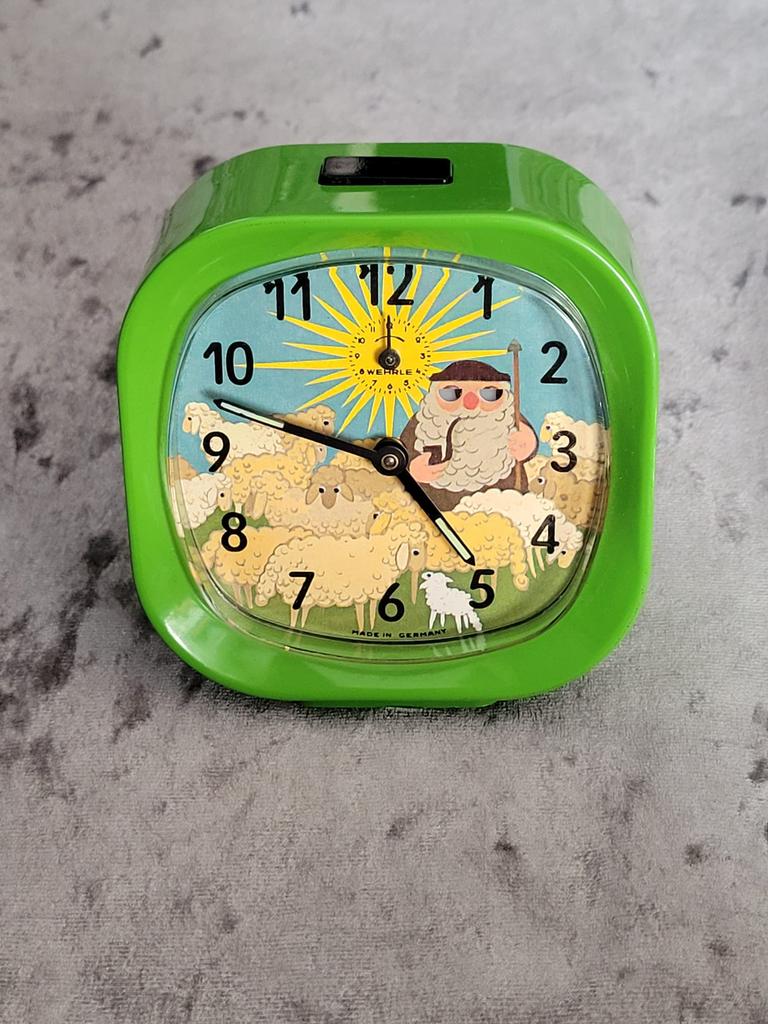 Horloge de berger animée antique Wehrle -, Electroménager, Enlèvement, Comme neuf