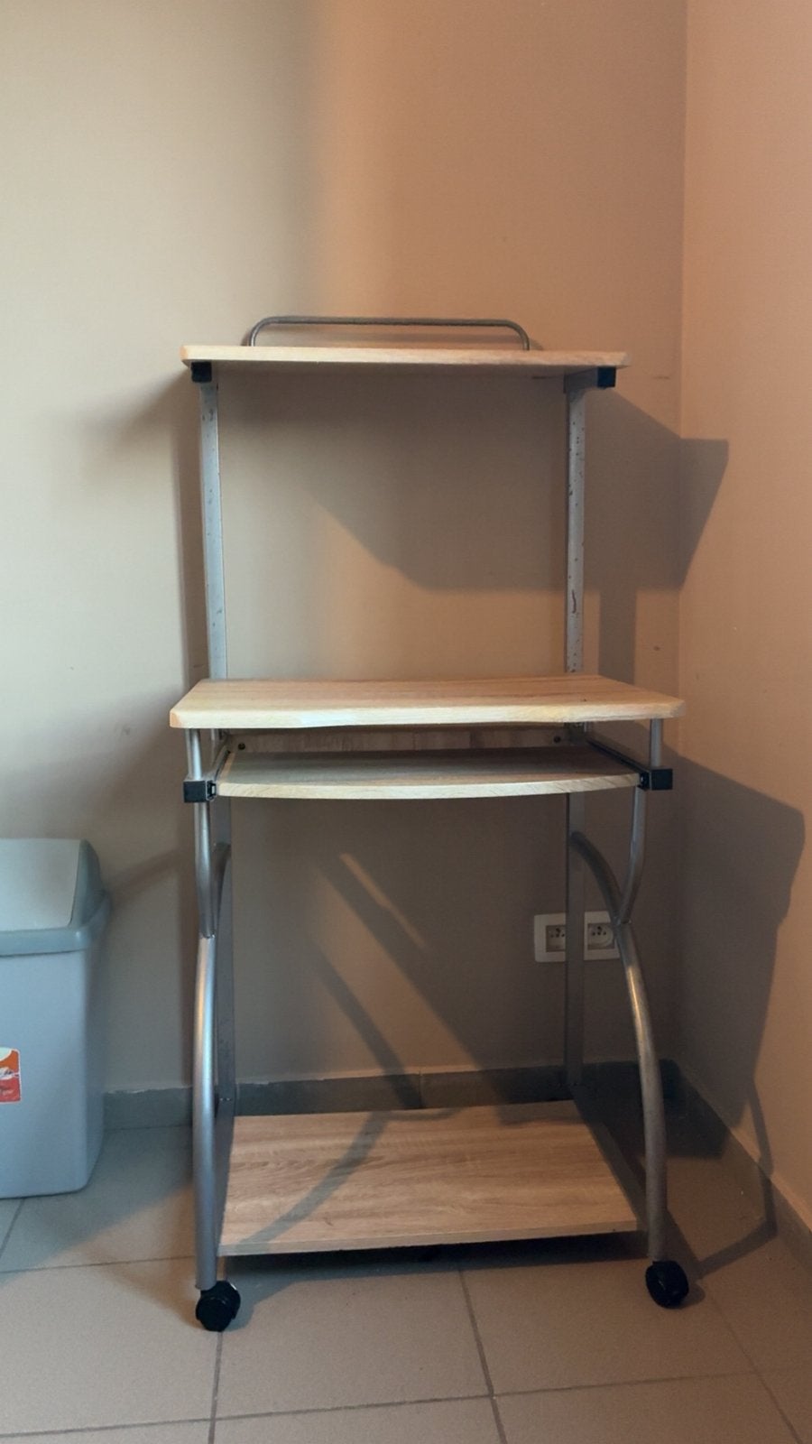 Bureau de travail, 120 à 170 cm, 70 à 120 cm, Chêne, Comme neuf