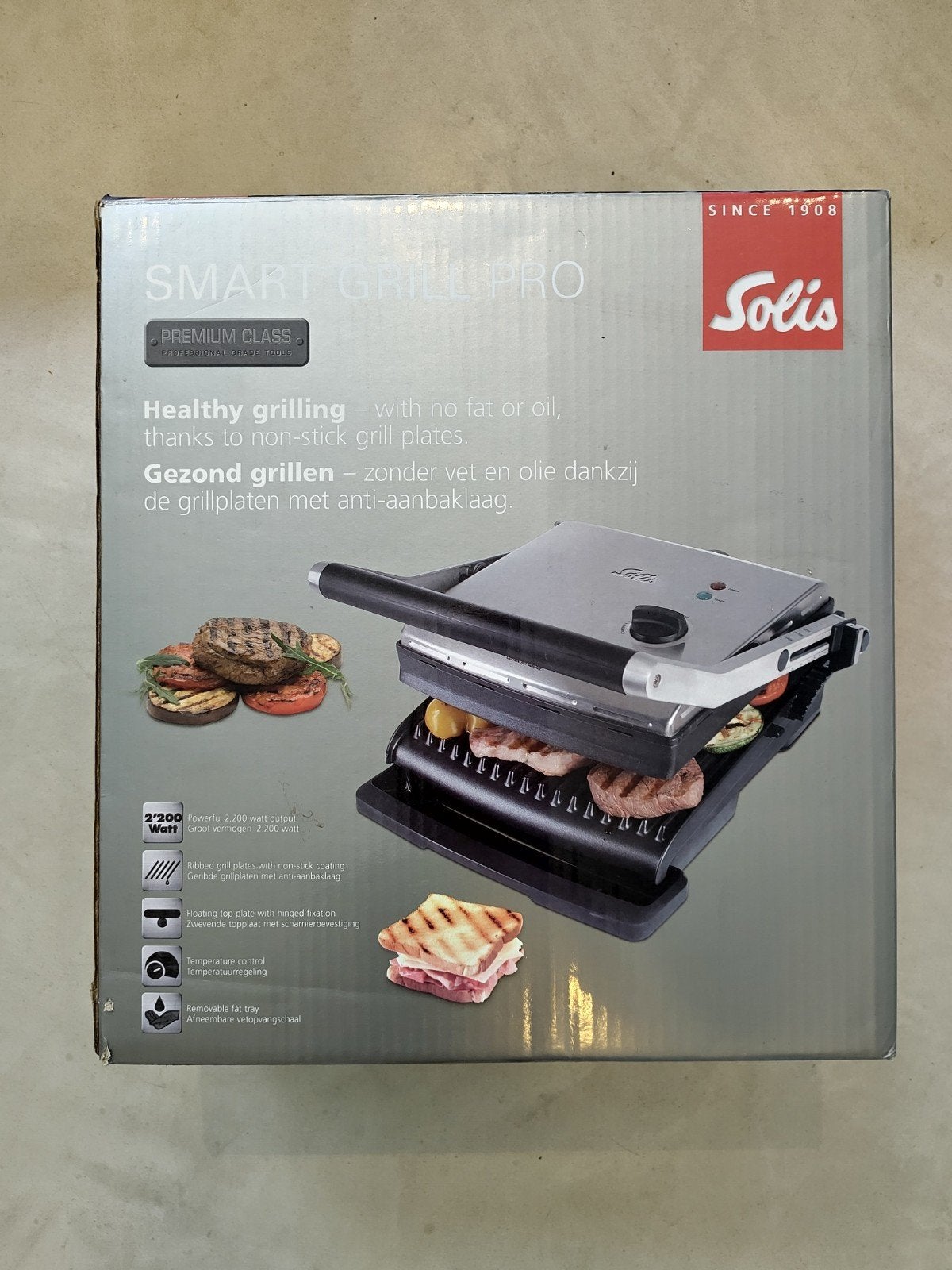Solis Smart Grill Pro, Electroménager, Enlèvement, Comme neuf