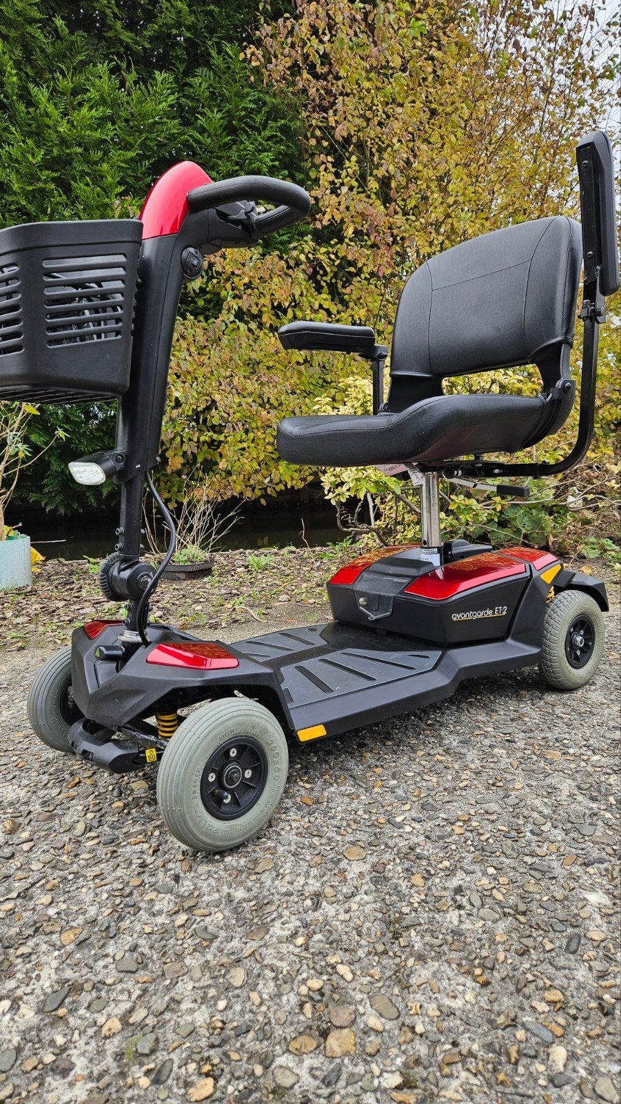 Pride Avantgarde ET2 opvouwbare/deelbare reis scootmobiel, Diversen, Ophalen, Inklapbaar, Zo goed als nieuw, Elektrische rolstoel