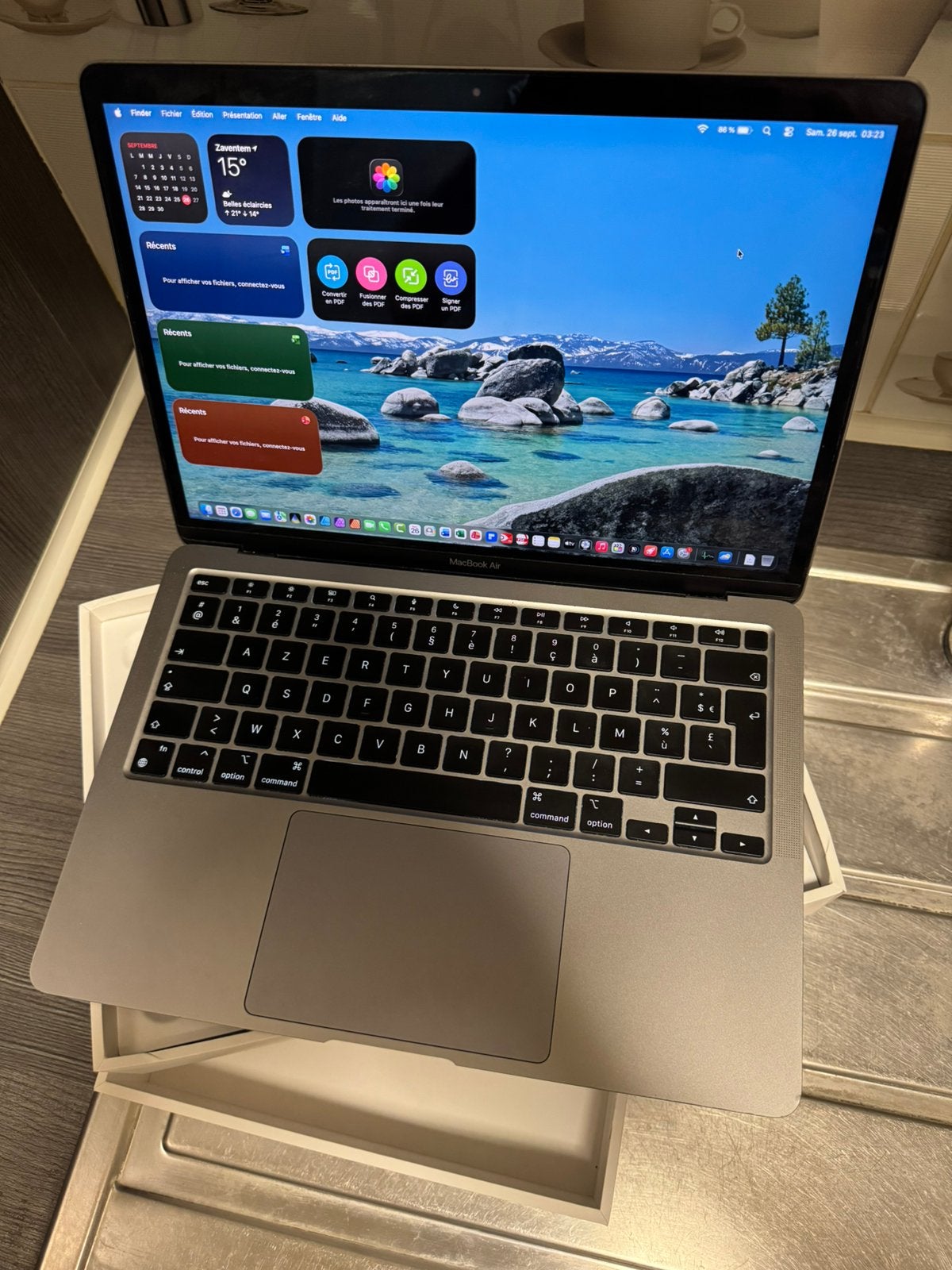 Macbook Air 13 M1 volledig, Computers en Software, 256 GB, 8 GB, 13 inch, Ophalen of Verzenden