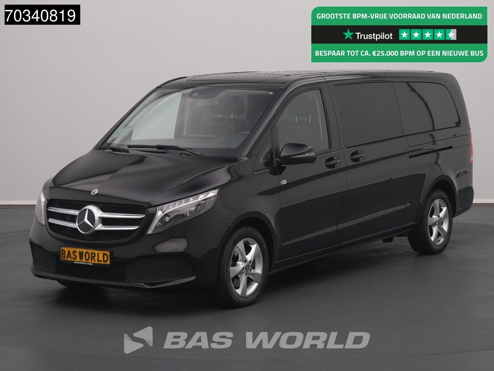 Mercedes V-Klasse 250 Automaat XL Personenvervoer AC/Climate, Auto's, Automaat, Gebruikt, Euro 6, 4 cilinders