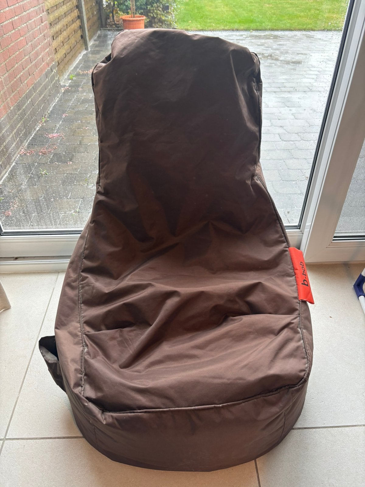 B-Bob zitzak bruin, Maison & Meubles, Enlèvement, Comme neuf, Brun, Pouf