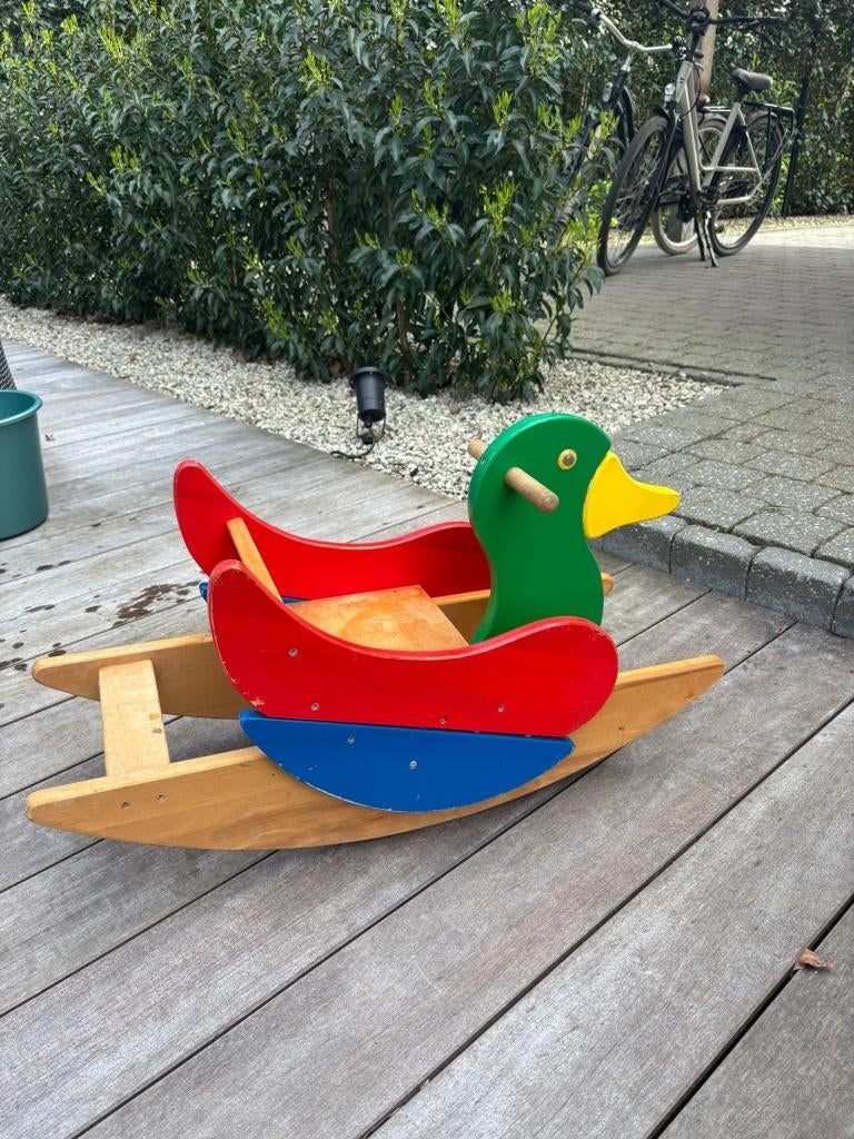 Schommeleend, Ophalen, Gebruikt