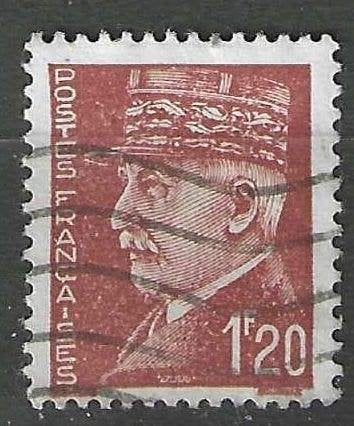 France 1941/1942 - Yvert 515 - Maréchal Pétain (ST), Envoi, Affranchi