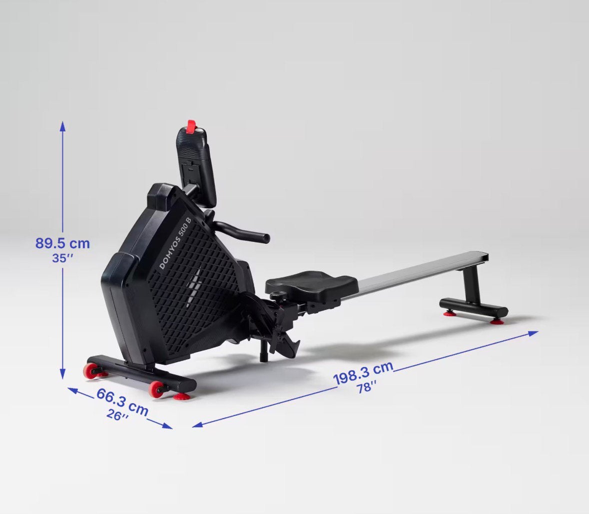 Domyos 500B roeitrainer - amper gebruikt, Sport en Fitness, Ophalen, Zo goed als nieuw