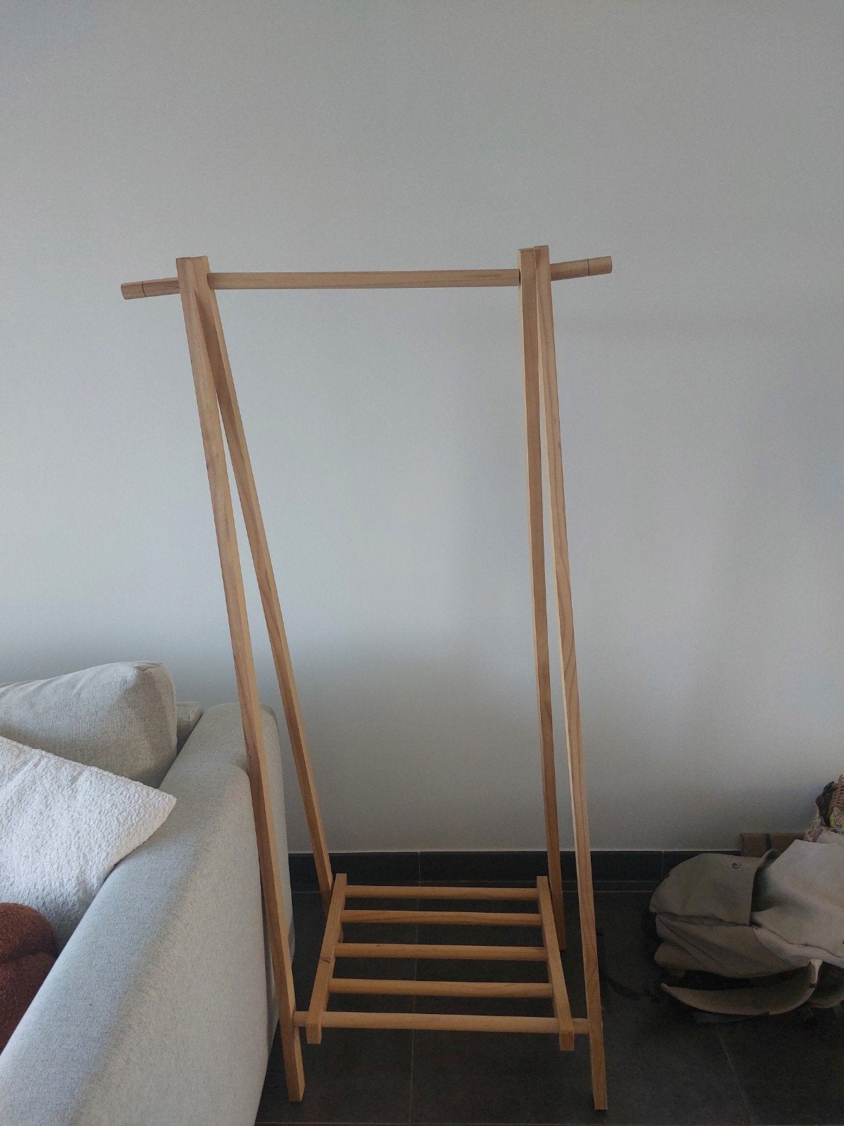 Houten kledingrek
Er is werk aan! Staat, Ophalen