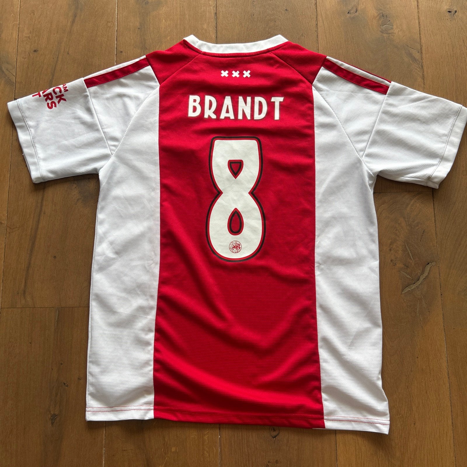 Ajax shirt BRANDT #8 maat L seizoen 2026/2027, Kleding | Heren, Sportkleding, Maat 52/54 (L), Verzenden, Zo goed als nieuw, Voetbal