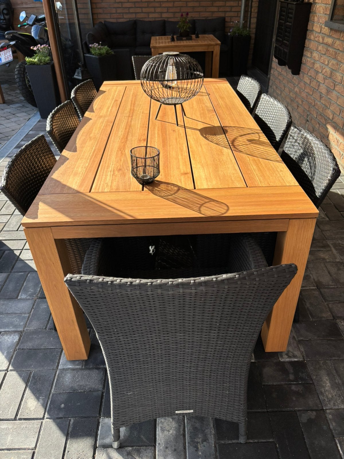 Ensemble complet de jardin avec  8 fauteuils et coussins, Jardin & Terrasse, Enlèvement, Comme neuf
