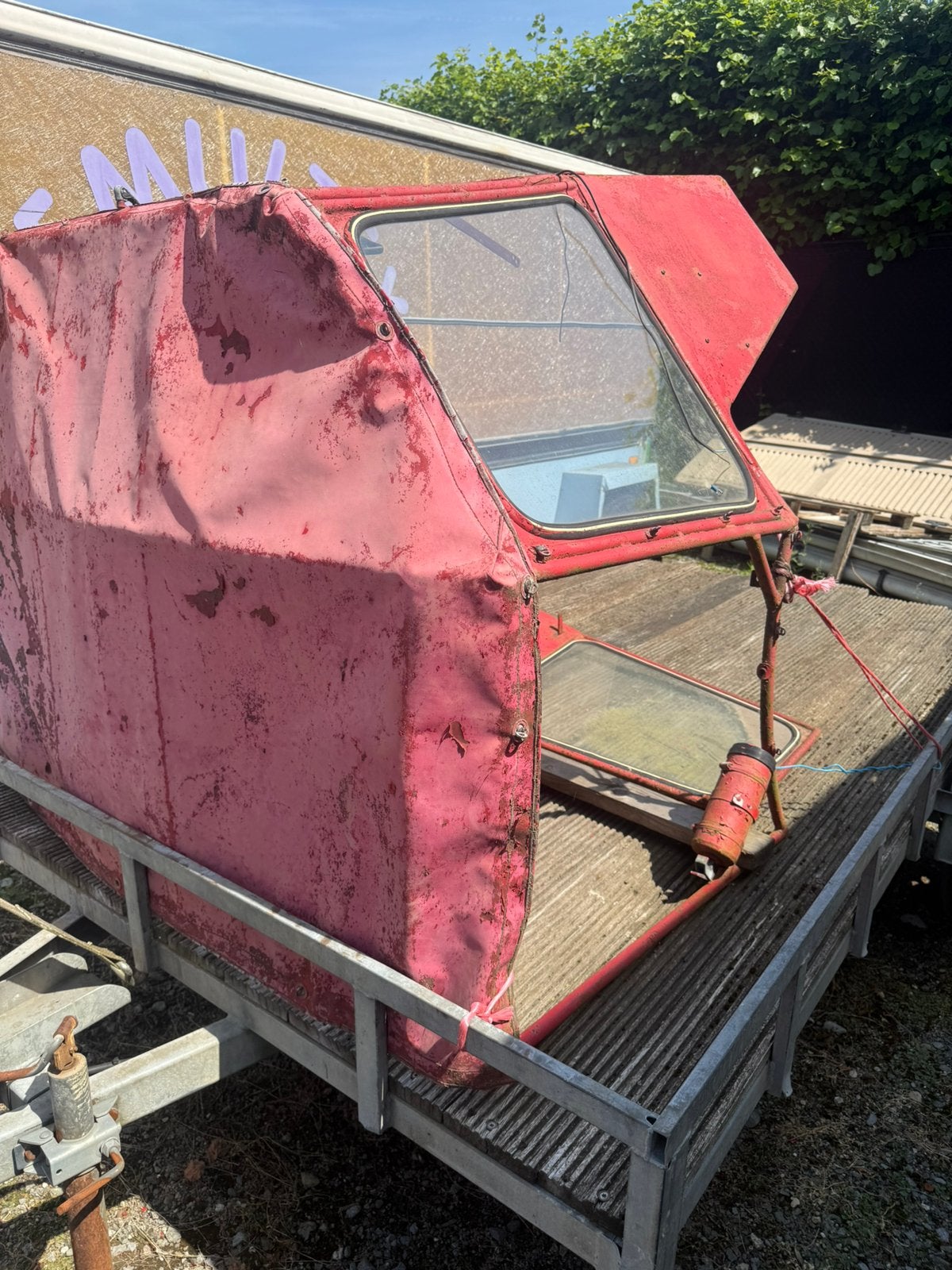 Cabine voor tractor met deur, Ophalen, Gebruikt