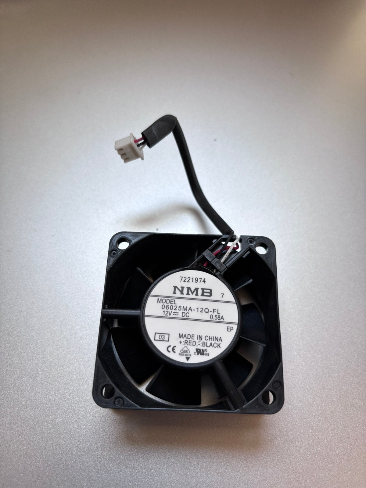 NMB 06025MA-12Q-FL Axiale Ventilator - 60mm - IP58, Informatique & Logiciels, Refroidisseurs d'ordinateur, Enlèvement, Comme neuf