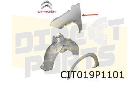 Citroën C5 Aircross (12/18-5/22) (C84) voorscherm rechts Ori, Neuf, -, Garde-boue, -