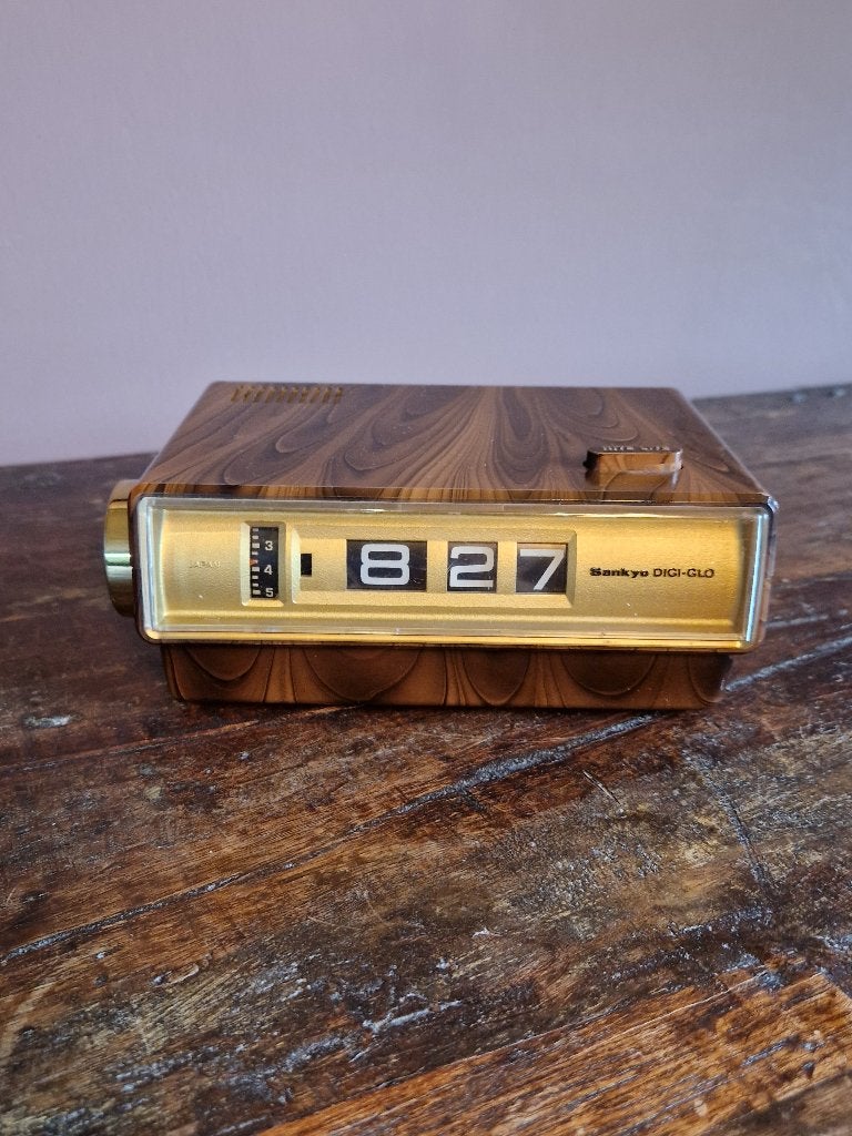 Vintage Sankyo Digi-Glo Flip Clock – Model 525, Ophalen of Verzenden