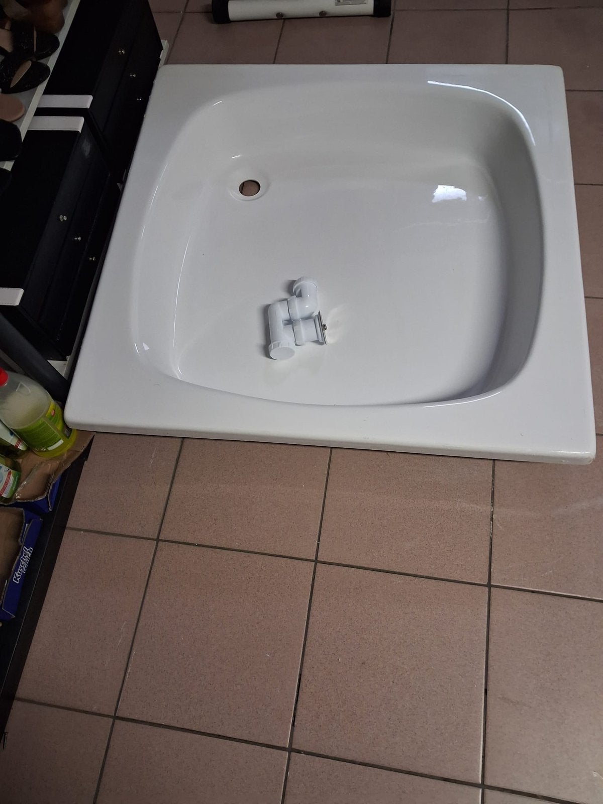 Receveur de douche blanc 90 x 15 cm, Maison & Meubles, Enlèvement, Comme neuf