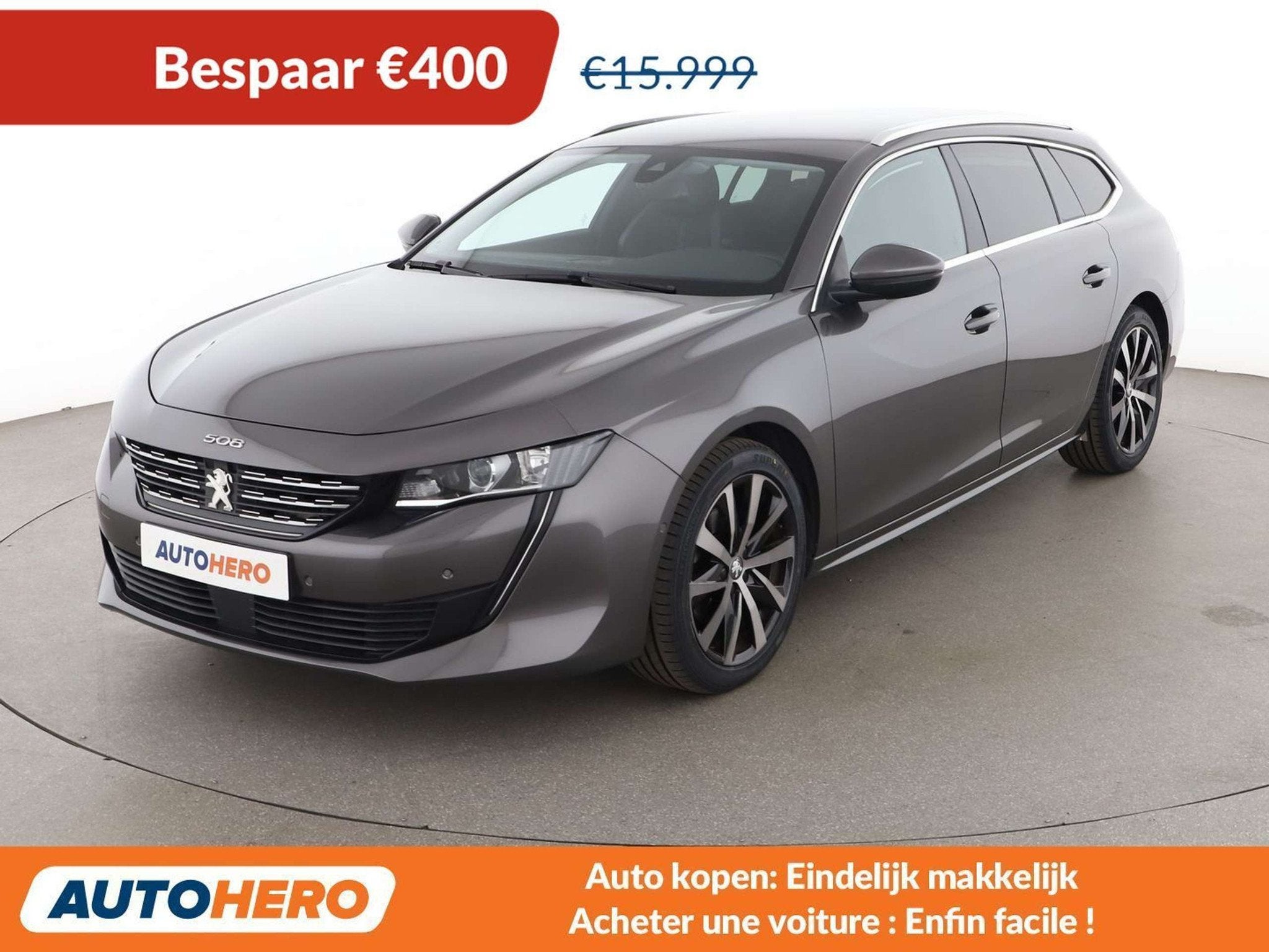 Peugeot 508 1.2 PureTech Allure Pack (automatique), Euro 6, 5 portes, 96 kW, Automatique