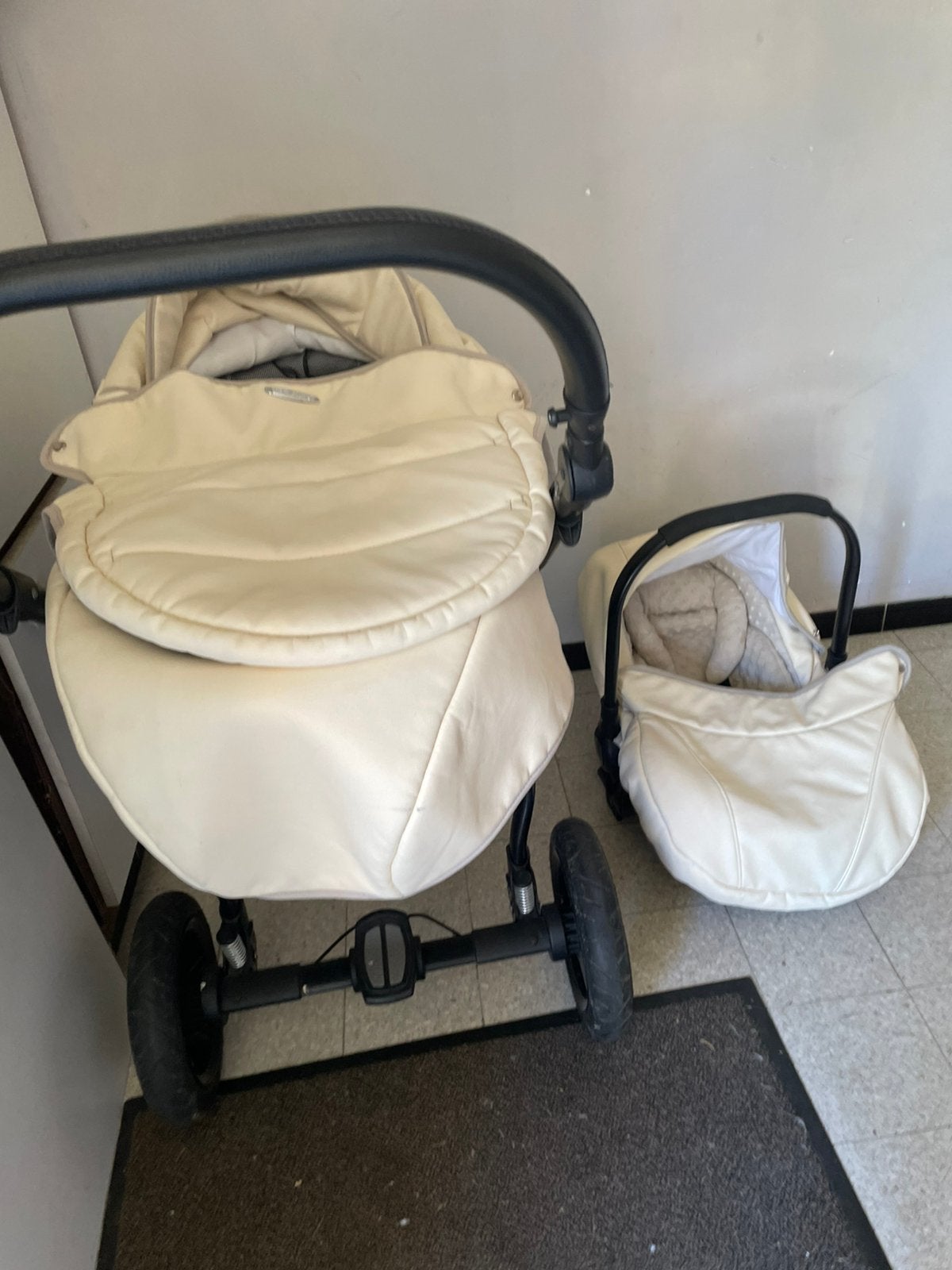 Kinderwagen met maxiCosi met verkleinkussen, Kinderen en Baby's, Kinderwagens en Combinaties, Ophalen, Zo goed als nieuw, Kinderwagen