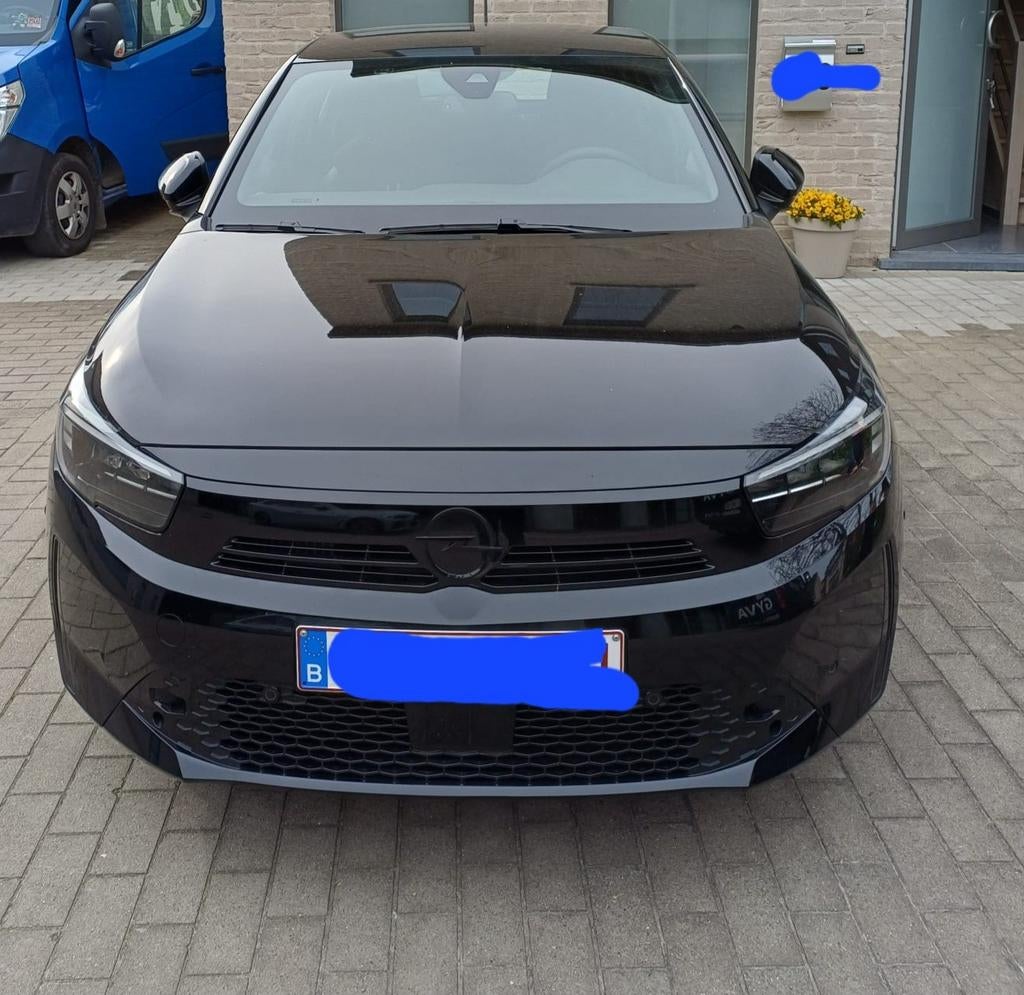 Opel corsa 1.2 turbo GS 100 , zwart, Voorwielaandrijving, Stof, Zwart, 1199 cc