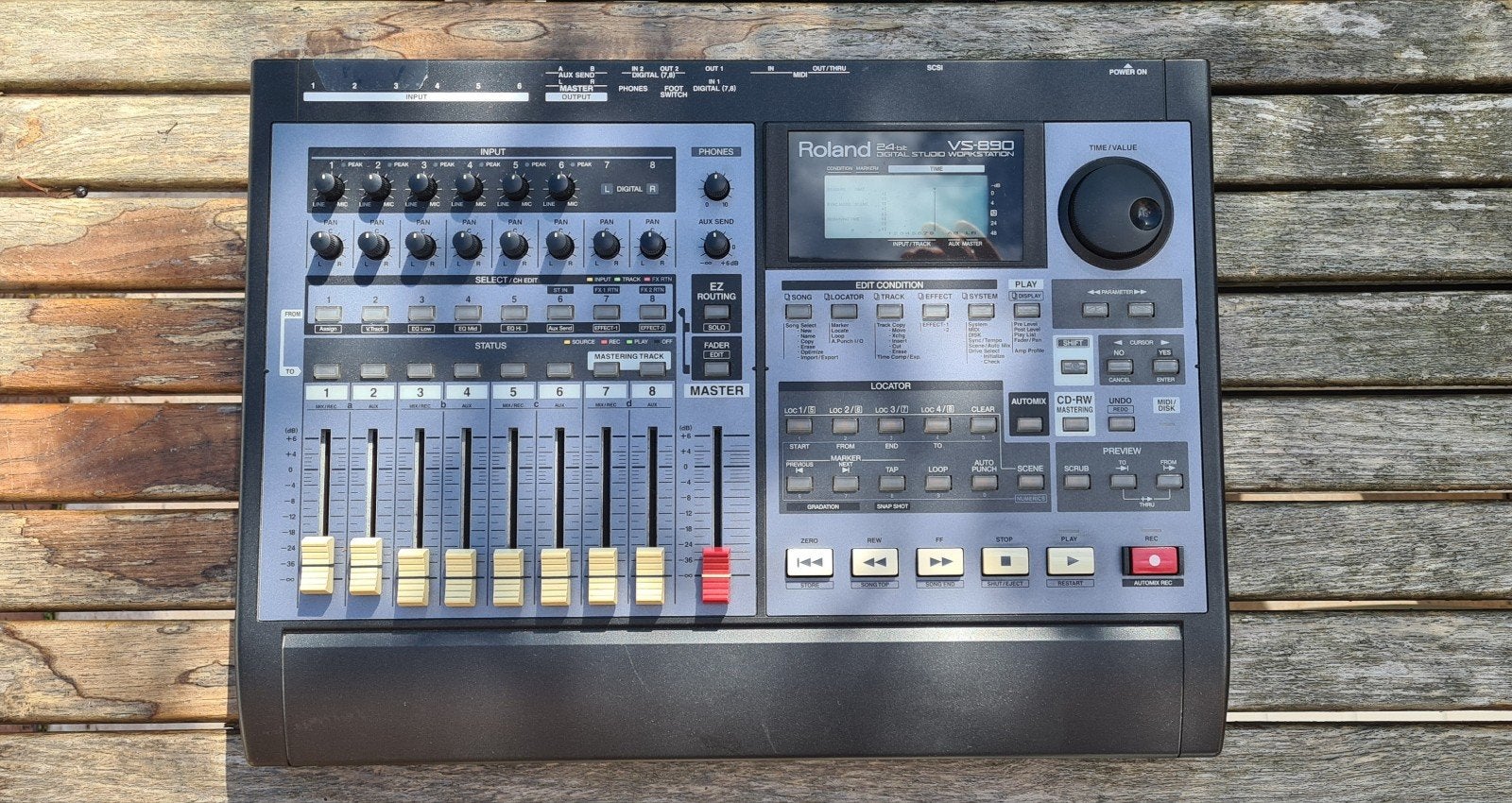 Roland Digital studio VS890, Ophalen, Gebruikt, 5 tot 10 kanalen
