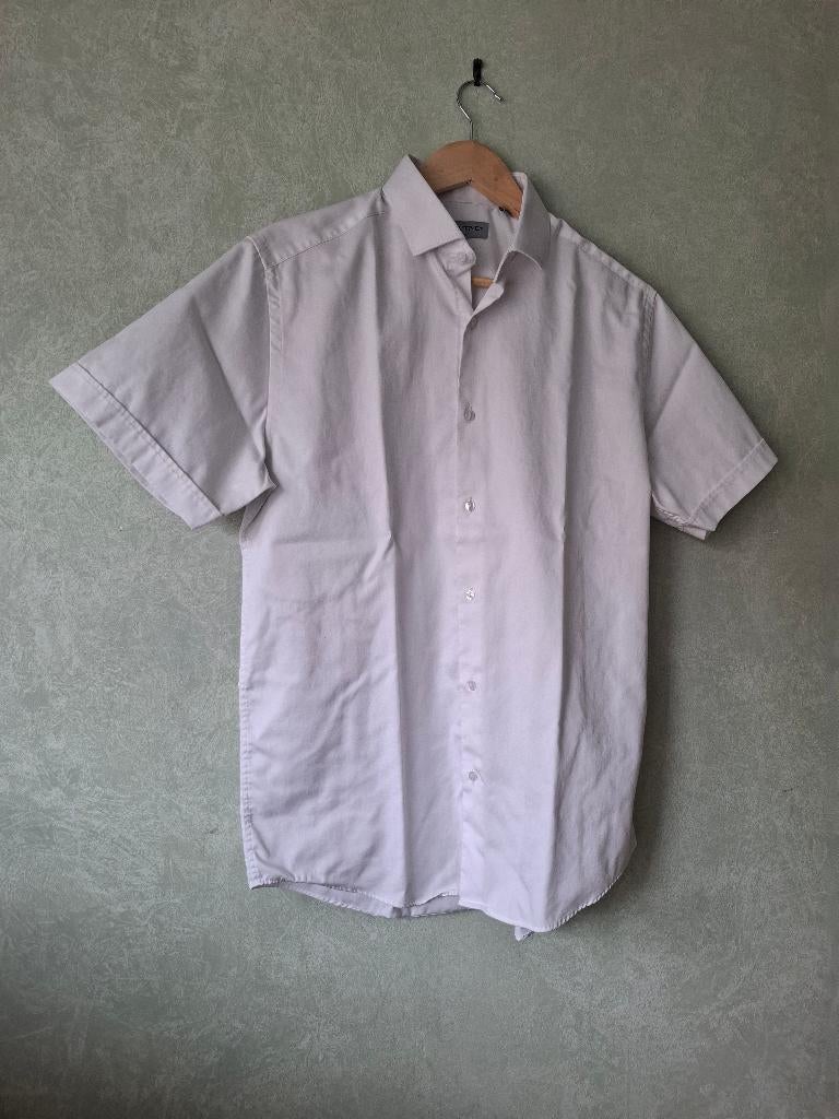 Armand Thiery herenshirt met korte mouwen., Ophalen of Verzenden, Zo goed als nieuw, Wit, Halswijdte 39/40 (M)
