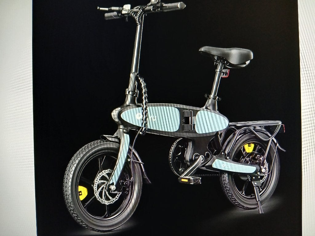 DYU Vélo électrique pliable DYU C2 16 pouces, Vélos & Vélomoteurs, Enlèvement, Électrique, Neuf, Frein à disque