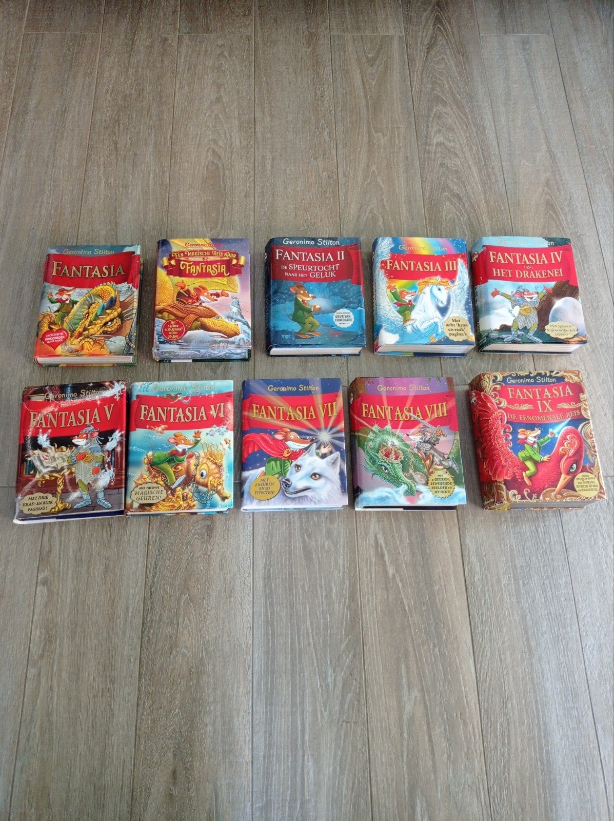 Geronimo Stilton Fantasia boeken (set van 10), Enlèvement