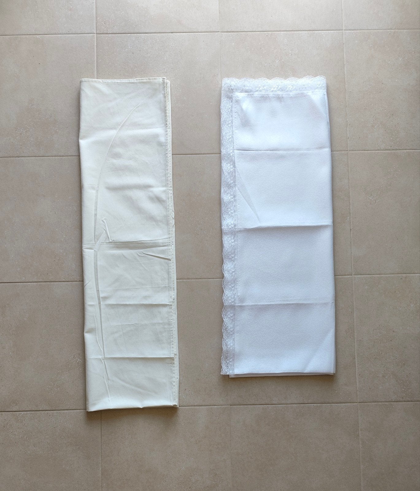 nappes pour tables rectangulaires, Maison & Meubles, Neuf, Nappe, Blanc, Enlèvement ou Envoi