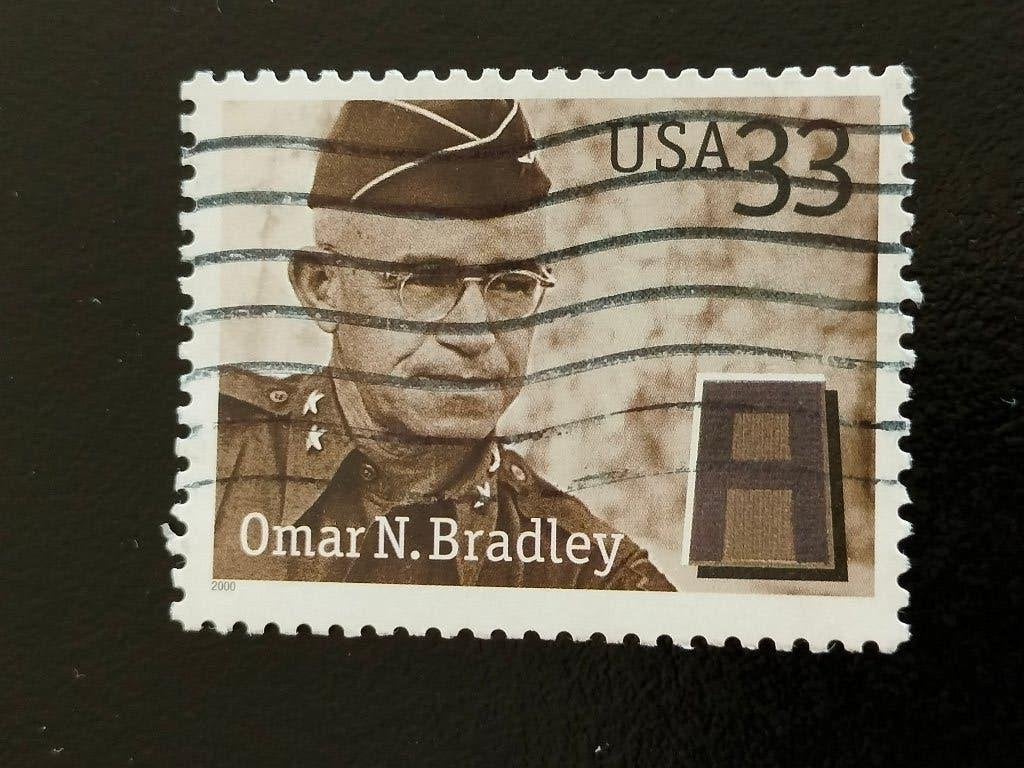 USA 2000 - soldaten, generaal Omar Bradley, Postzegels en Munten, Verzenden, Gestempeld, Noord-Amerika