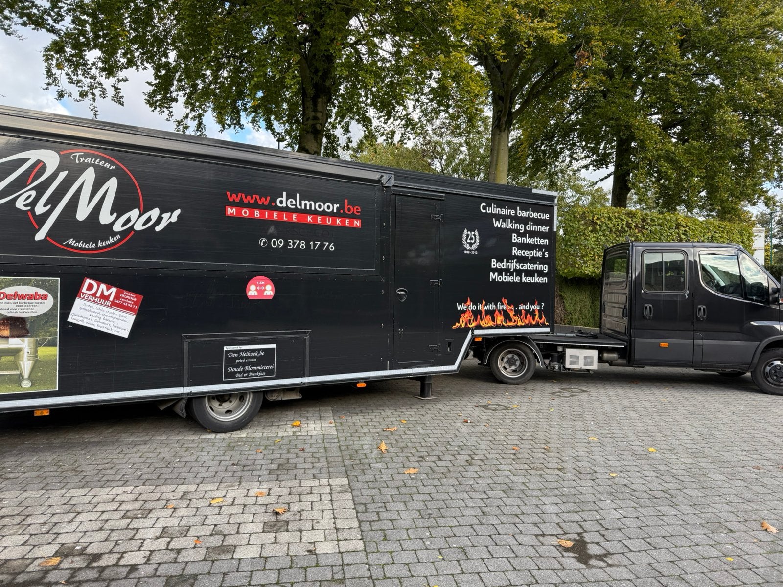Mobiele keuken trailer, Ophalen