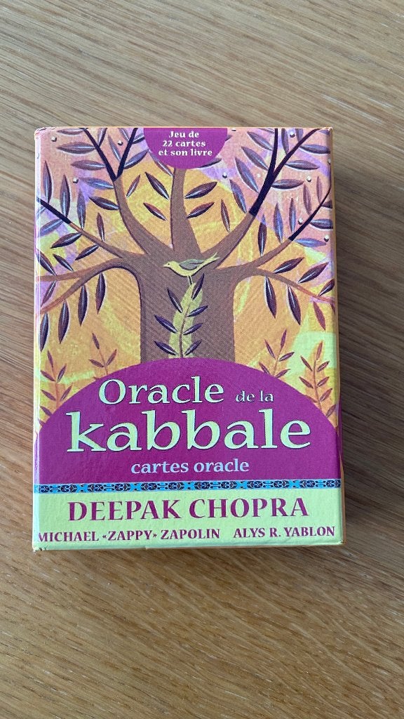 Oracle de la kabbale - Deepak Chopra (22 cartes et livre), Livres, Enlèvement ou Envoi, Comme neuf
