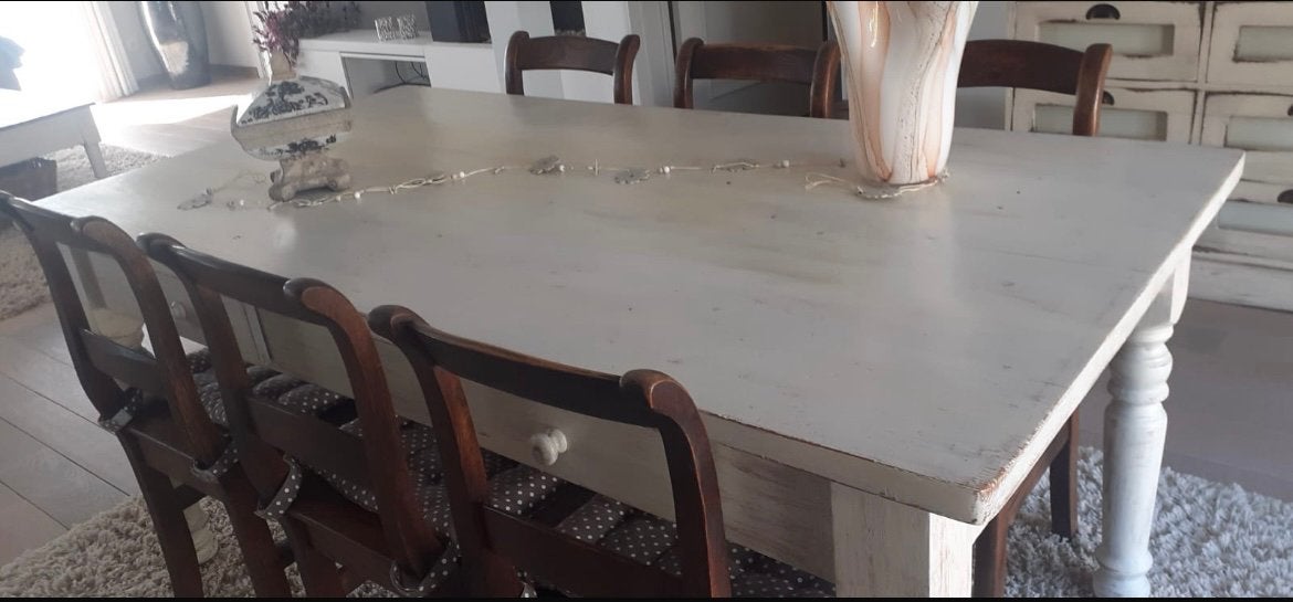 Eettafel tafel met 6 stoelen, Huis en Inrichting, Tafels | Eettafels, Ophalen