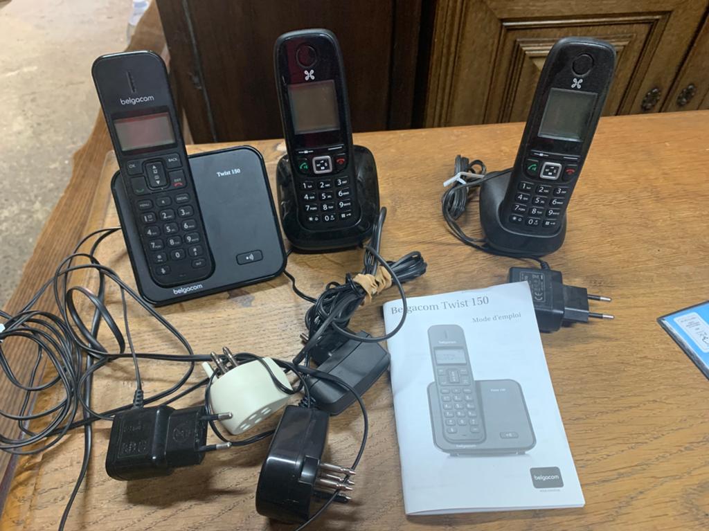 3 draadloze telefoons twist 304 twist 150 werken nog, Ophalen of Verzenden, Zo goed als nieuw