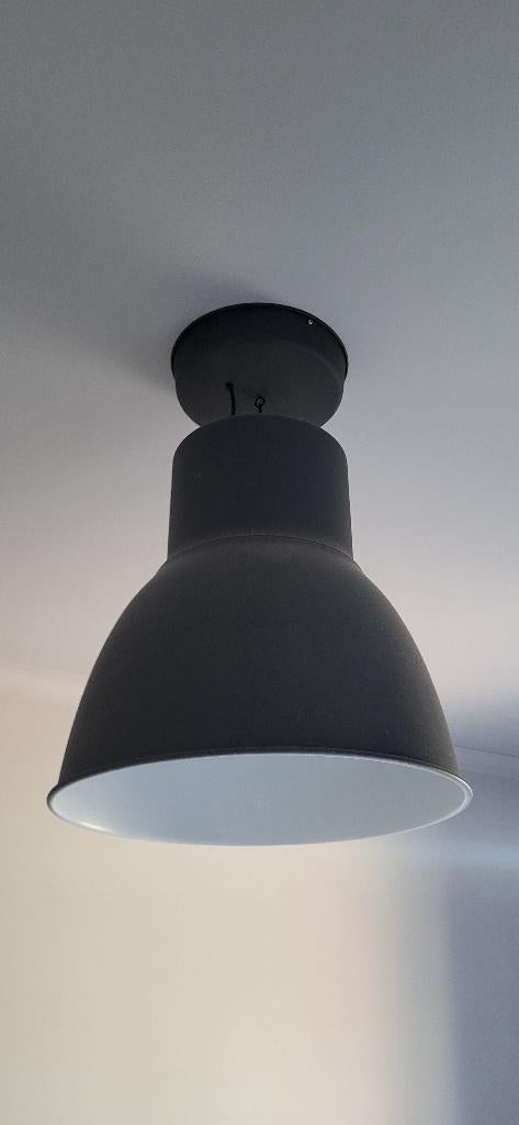 IKEA Hektar Pendant lamp, dark gray, Maison & Meubles, Lampes | Suspensions, Comme neuf, 50 à 75 cm, Métal, Enlèvement ou Envoi