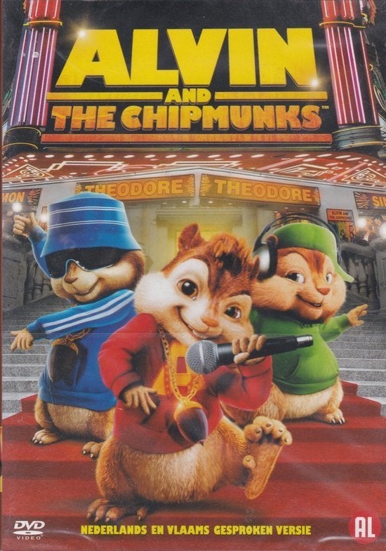 3 Dvd's - Alvin and the chipmunks ( 1, 2 & 3 ), Ophalen of Verzenden