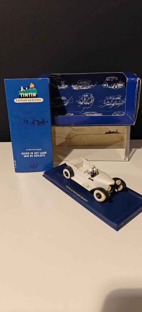 Kuifje 1/43 auto - De Mercedes Torpedo, Ophalen of Verzenden, Zo goed als nieuw, Auto