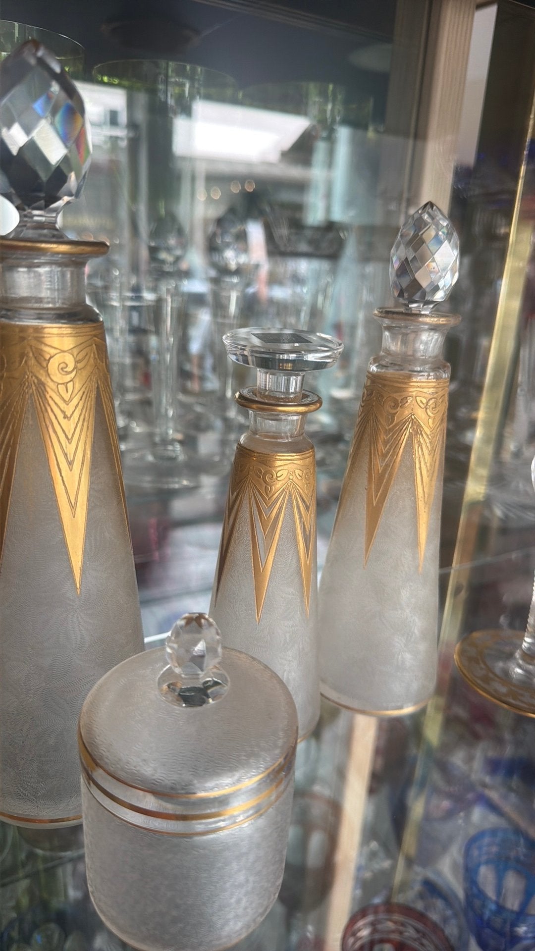 Ensemble parfum saint louis or, Enlèvement ou Envoi, Comme neuf