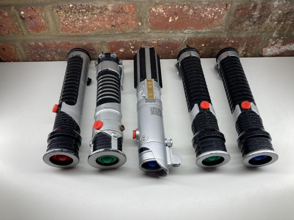 Lot sabres lasers - Star Wars, Enlèvement ou Envoi, Utilisé, Réplique