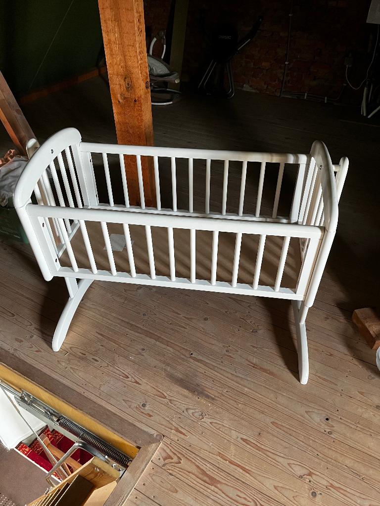 Babybeden, Kinderen en Baby's, Ophalen, Zo goed als nieuw, Minder dan 140 cm, Matras